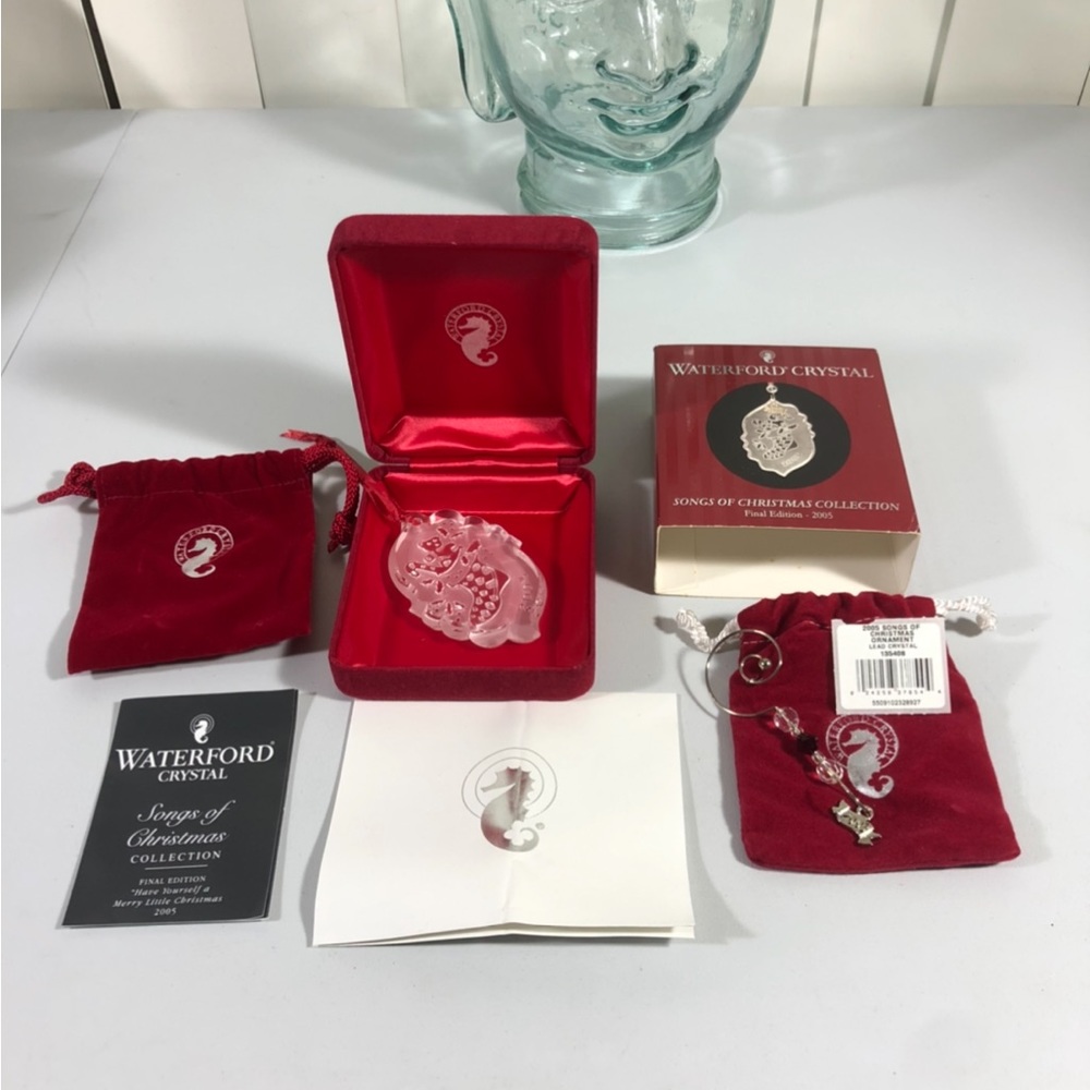 2005 Waterford Crystal Ornaments  Song Of Christmas Collections